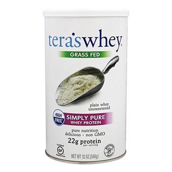 商品Teras Whey Grass Fed Simply Pure Whey Protein Powder, Unsweetened, 12 Oz图片