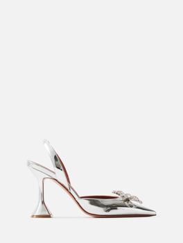 商品Amina Muaddi | Rosie Slingback Sandal 95mm,商家elysewalker,价格¥9092图片