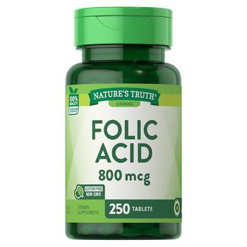 商品Nature's Truth | 叶酸片 800mcg,商家Walgreens,价格¥65图片