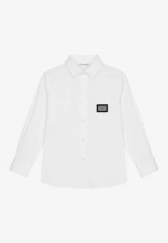 Dolce & Gabbana | Boys Logo-Patch Shirt,商家Thahab,价格¥3141