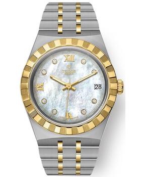 Tudor | Tudor Royal Mother of Pearl Diamond Dial Stainless Steel and Yellow Gold Unisex Watch M28403-0007商品图片,9.4折