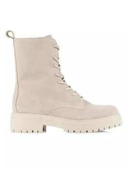 推荐COLLECTION 40MM Leather Lace-Up Combat Boots商品