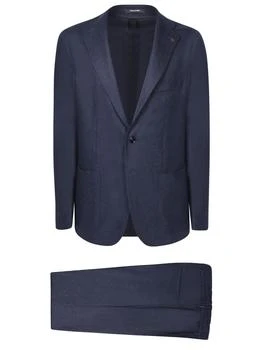 TAGLIATORE | Single-breasted Jacket Blue Suit,商家Italist,价格¥6587