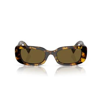 推荐Miu Miu  MU 08YS VAU01T 51mm Womens Rectangle Sunglasses商品