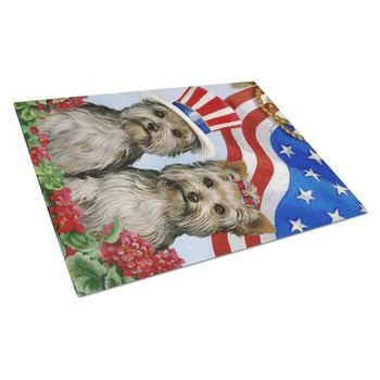Caroline's Treasures | PPP3245LCB Yorkie USA Glass Cutting Board L,商家Verishop,价格¥308