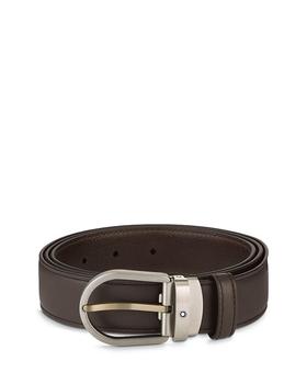 万宝龙腰带多少钱, MontBlanc | Horseshoe Buckle Reversible Leather Belt商品图片 