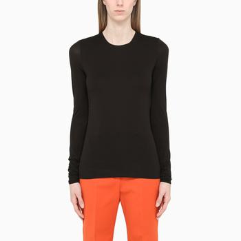 Max Mara | Potente black long sleeves t-shirt商品图片,7折