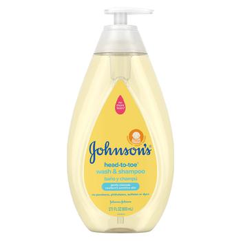 Johnson's Baby | Head-To-Toe Tear-Free Body Wash & Shampoo商品图片,满$80享8折, 满折