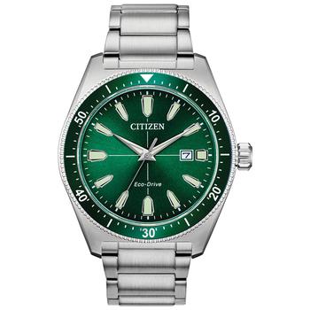 Citizen | Eco-Drive Men's Brycen Stainless Steel Bracelet Watch 43mm商品图片,7.2折