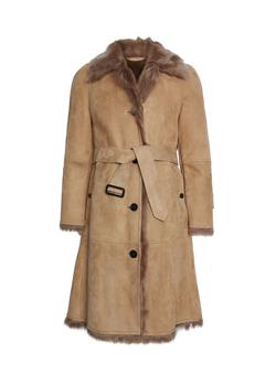 时尚burberry大衣女装, Burberry | Shearling car coat商品图片 