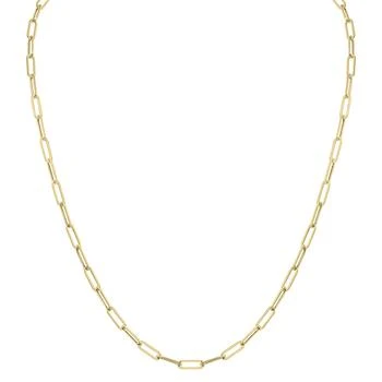 Monary | 14K Yellow Gold Dainty Paperclip Necklace With Lobster Clasp - 18 Inch,商家Premium Outlets,价格¥3091