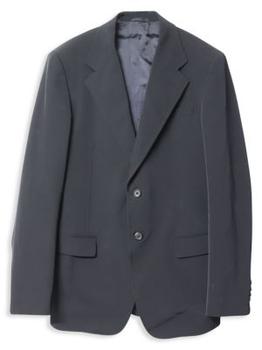 推荐Prada Single-Breasted Prince Of Wales Jacket In Navy Blue Wool商品