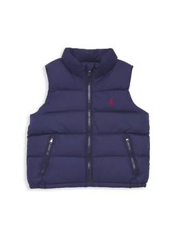 Ralph Lauren | Little Boy's & Boy's Mockneck Zip-Up Vest,商家Saks Fifth Avenue,价格¥751