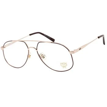 MCM | MCM Women's Eyeglasses - Clear Demo Lens Burgundy/Gold Metal Frame | MCM2138 602 2.6折×额外9折x额外9.5折, 独家减免��邮费, 额外九折, 额外九五折