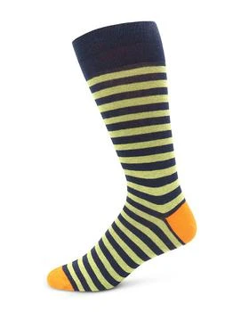 推荐Cotton Blend Rugby Stripe Crew Socks - 100% Exclusive商品
