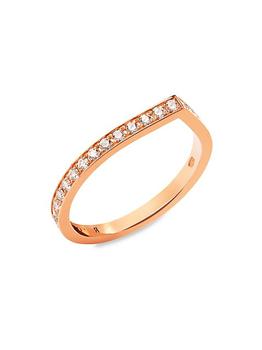 商品Repossi | Antifer 18K-Pink-Gold & Diamond Ring,商家Saks Fifth Avenue,价格¥22435图片
