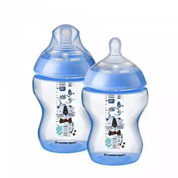 Tommee Tippee | Tommee Tippee - Tinted Blue 2 Pack Feeding Bottles (2x260ml),商家Unineed,价格¥137