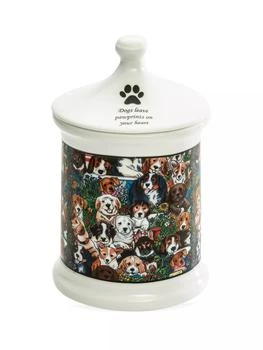 Halcyon Days | Dogs Leave Paw Prints Treat Jar,商家Saks Fifth Avenue,价格¥975