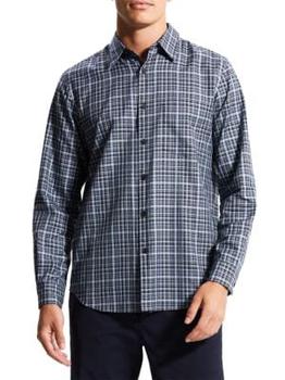 Theory | Irving Flannel Standard-Fit Long-Sleeve Shirt商品图片,3.9折