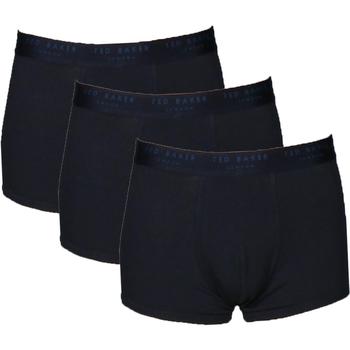 商品Ted Baker London | Ted Baker Men's 3 Pack Cotton Stretch Logo Trim Trunks Underwear,商家BHFO,价格¥86图片