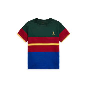 商品Ralph Lauren | Big Boys Striped Cotton Jersey T-shirt,商家Macy's,价格¥141图片
