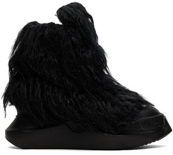 rick owens鞋, Rick Owens | Black Strobe Abstract Sneakers商品图片 额外8.5折, 额外八五折