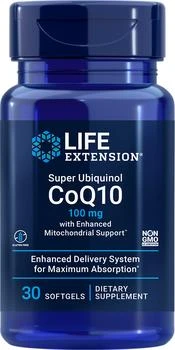 Life Extension | Super Ubiquinol CoQ10 with Enhanced Mitochondrial Support™, 30 softgels - 100 mg (100 mg, 30 softgels), Life Extension,商家Life Extension,价格¥163