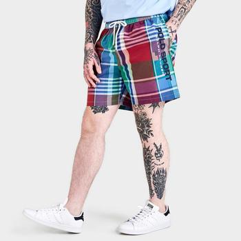 拉夫劳伦短裤图片, Ralph Lauren | Men's Polo Sport Traveler Printed Swim Shorts商品图片 