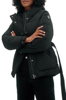 商品NOIZE | Bonita-03 Mid-Length Belted Puffer Coat,商家Saks OFF 5TH,价格¥573图片