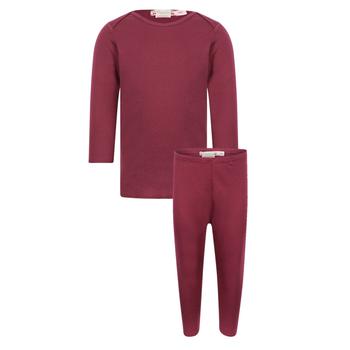 推荐Long sleeve and pants set in raspberry商品