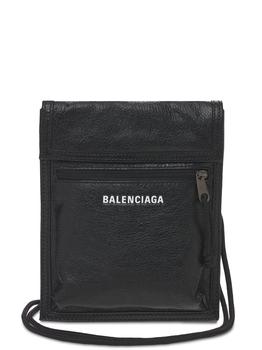 巴黎世家包女包, Balenciaga | Small Explorer Leather Pouch W/ Strap商品图片 