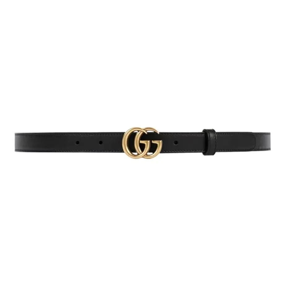 Gucci | GUCCI古驰双G平滑扣腰带女款2cm扣头微瑕,商家WORICH RACK,价格¥2409