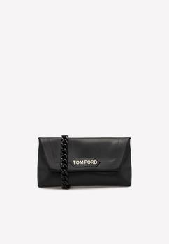 推荐Logo Clutch Bag in Leather商品