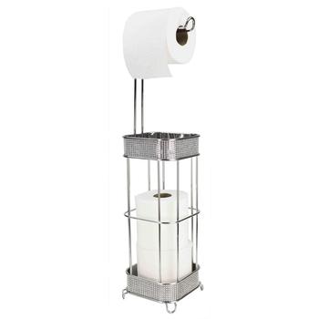 商品Home Basics | Diamond Collection Free-Standing Dispensing Toilet Paper Holder,商家Macy's,价格¥287图片