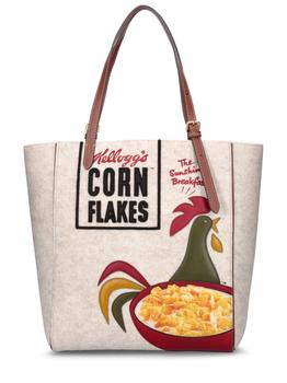 推荐Small Cornflakes Recycled Felt Tote Bag商品