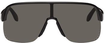 Alexander McQueen | Black Shield Sunglasses商品图片,