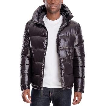 推荐Men's Shiny Hooded Puffer Jacket, Created for Macy's商品