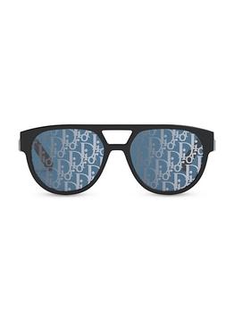 推荐DiorB23 54MM Pilot Sunglasses商品