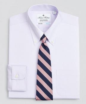 Brooks Brothers | Regent Regular-Fit Dress Shirt, Performance Non-Iron with COOLMAX®, Button-Down Collar Twill Check商品图片,3.9折