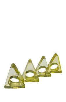 R16 HOME | Yellow Triangle Napkin Ring,商家Nordstrom Rack,价格¥226