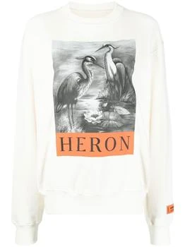 推荐HERON PRESTON - Logo Cotton Sweatshirt商品