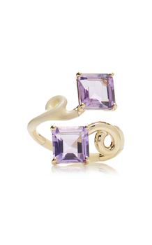 商品Bea Bongiasca | Bea Bongiasca - 9K Gold; Amethyst; And Enamel Ring - Multi - US 7 - Moda Operandi - Gifts For Her,商家Moda Operandi,价格¥11373图片