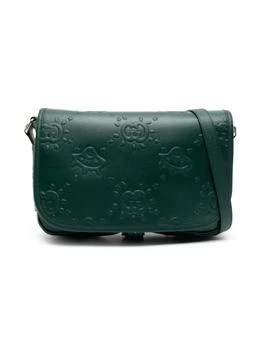推荐Dark Green Calf Leather Shoulder Bag商品