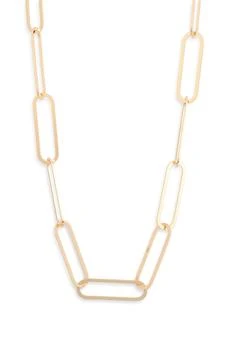 Nordstrom | Flat Paperclip Chain Link Necklace,商家Nordstrom Rack,价格¥87