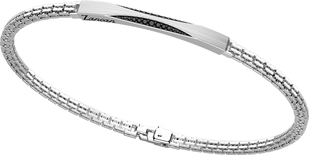 商品Zancan | Silver bracelet with natural stones.,商家Zancan Gioielli,价格¥1737图片