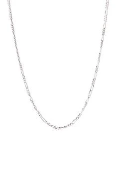 BEST SILVER | Sterling Silver 050 Gauge Figaro Chain 16",商家Nordstrom Rack,价格¥203