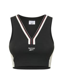 Reebok | V-neck Cropped Tank Top商品图片,