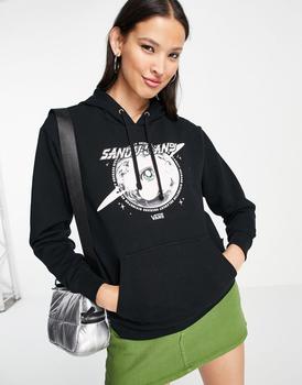 Sandy Liang, Vans | Vans X Sandy Liang hoodie in black商品图片 7折
