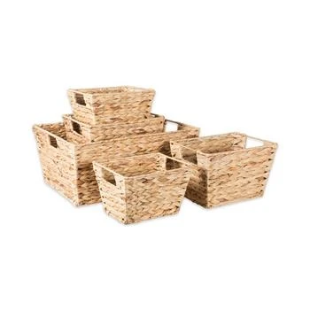 Design Imports | Water Hyacinth Basket Set of 5,商家Macy's,价格¥689