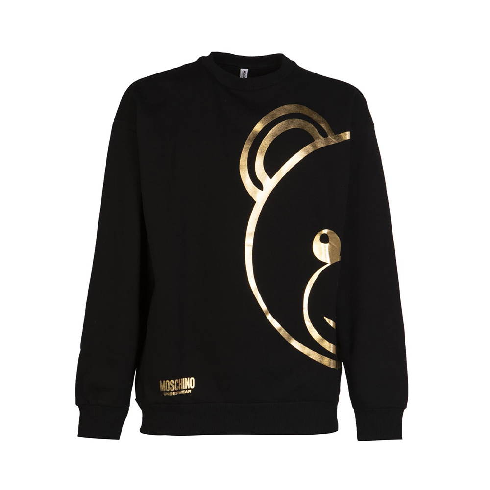 时尚莫斯奇诺卫衣男装, Moschino | MOSCHINO 黑色男士卫衣/帽衫 1709-8113-555商品图片 独家减免邮费